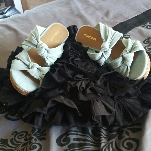 Maurice jean wedge sandals - Picture 1 of 4